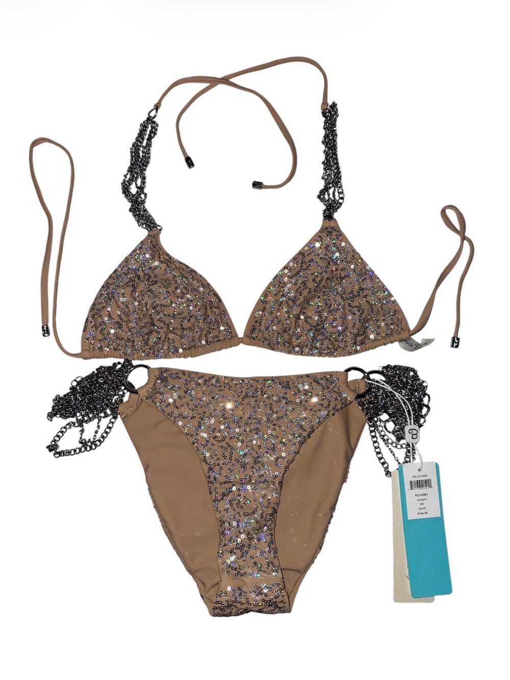 Beach Bunny Ball and Chain in Nude